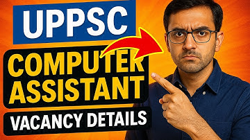 UPPSC Computer Assistant 2025