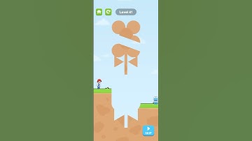 😅😅slice to save man level 41😂😂#slicetosave #game #walkthrough  #slicetosavegame #funny #shorts