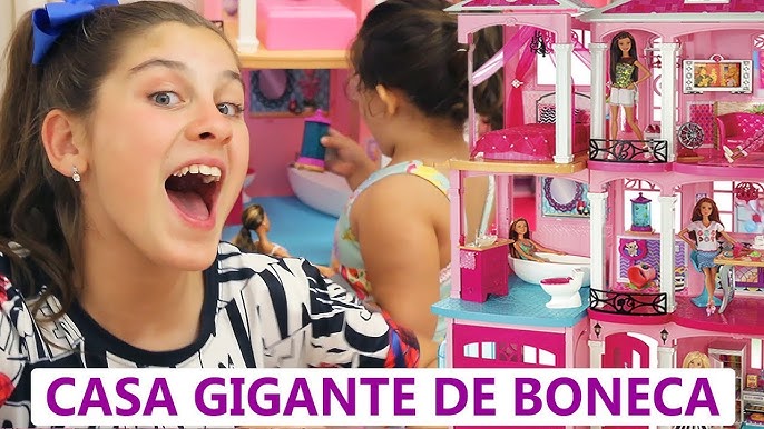 Casa da Barbie Dobrável com Piscina e Elevador | Brinquedo Barbie Usado  89639063 | enjoei