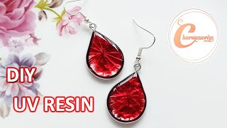 UV レジン | DIY UV Resin Crafts & Accessories| UV resin Earrings | HOW TO MAKE AN UV RESIN JEWELRY?