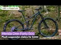 First Look: Merida One-Forty 600 - plush suspension claims for 140mm trail bike for 2k