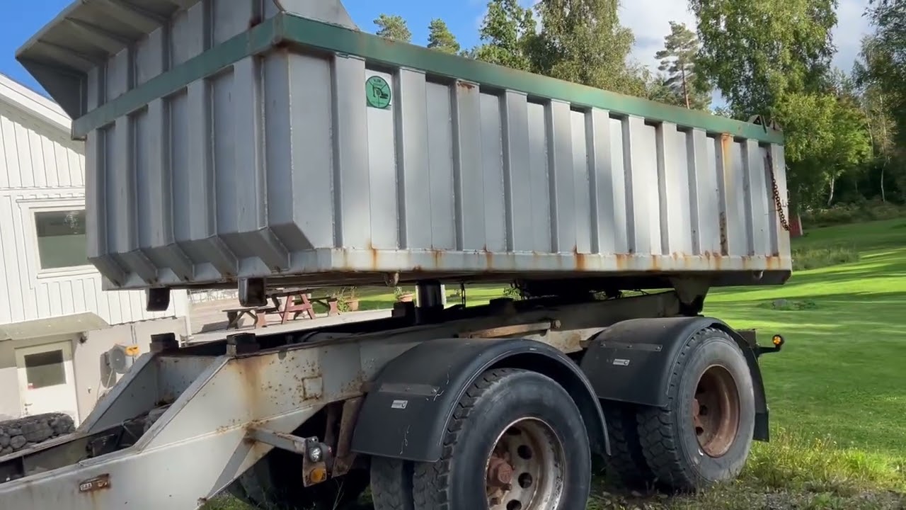 Lastbilssläp Tippkärra  RKP PHV-182 D (20ton)