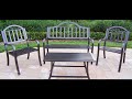 Elegant metal patio furniture design Elegant metal patio furniture design