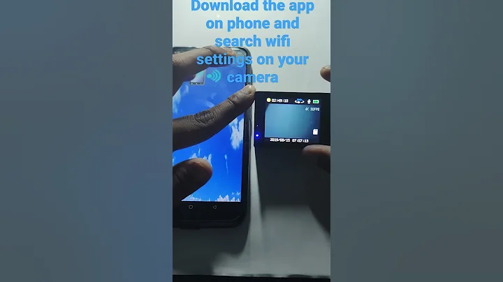 Here's how you connect your action camera to phone