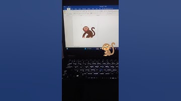 How to create a Monkey emoji🐒 in MS Word using by keyboard shortcuts✅#foryou #msword #mswordএরকাজ❤️🔥