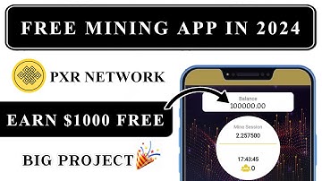 PXR Network Mining App 🔥New Mining App 2024 I Online Earning App In Pakistan 2024 @Investmentultimate