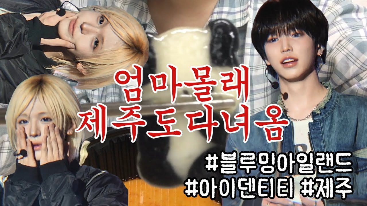 [아이덴티티 브이로그] 엄마 나 사실 서울말고 제주도 갔다왔어