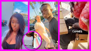 Krépin Diatta en très bonne compagnie avec une belle Sénégalaise à CANNES/FRANCE