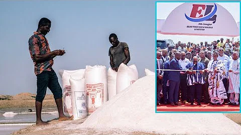 Inside Ghana's Salt Mining Process