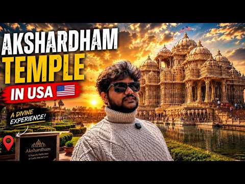 Inside America’s Biggest Hindu Temple 🙏🛕 | Akshardham USA Tour, New York city....