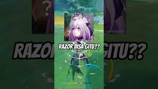 6 Tahun Main, Baru Tau Razor Bisa Gitu #genshin #dzakclip #genshinimpact