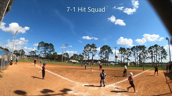8U Machine Pitch Baseball | Tampa Elite HitSquad vs Miracles (W13-2) | GSA Backyard Brawl 10-2-21