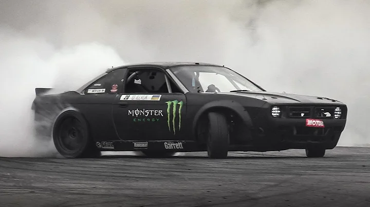 GREAT Sounding Turbo Nissan VK56 V8 Engine on a Rocket Bunny Silvia S14 "Boss"!