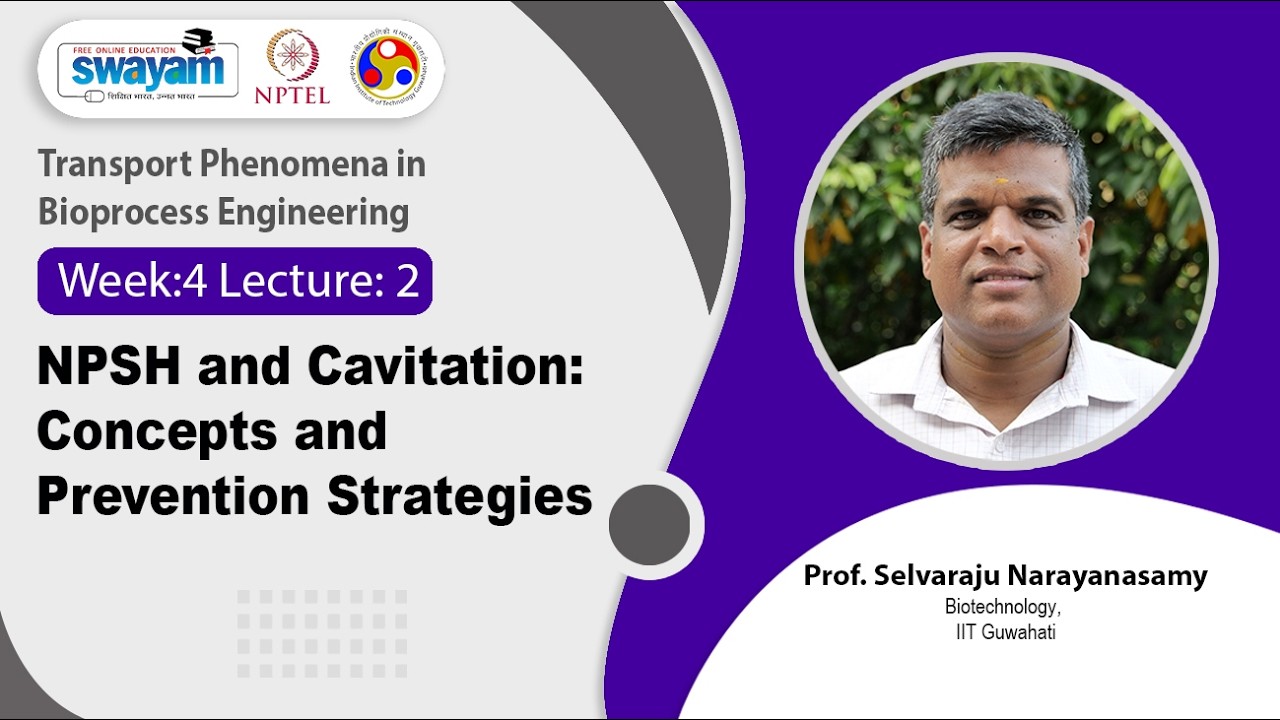 Lec 17: NPSH and Cavitation: Concepts and Prevention Strategies