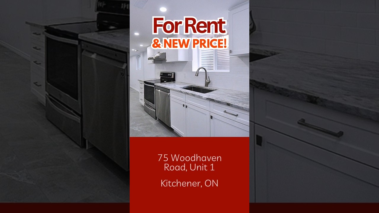 🏡 Apartment for Rent in Kitchener, ON | Move-in Ready | New Price!  