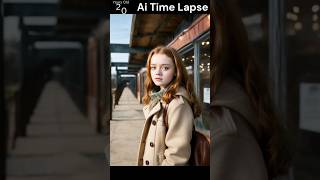 AI time-lapse inspired by the appearance of Max Mayfield #shorts #strangerthings