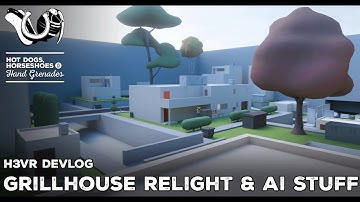 H3VR Early Access Devlog: Grillhouse Scene Relight & More AI Door Breaching Action