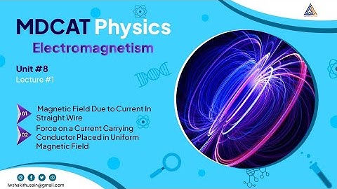 MDCAT 2023| LEC#1 Force on a Current Carrying Conductor| Unit#8 Electromagnetism|