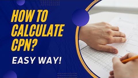 How to calculate CPN?