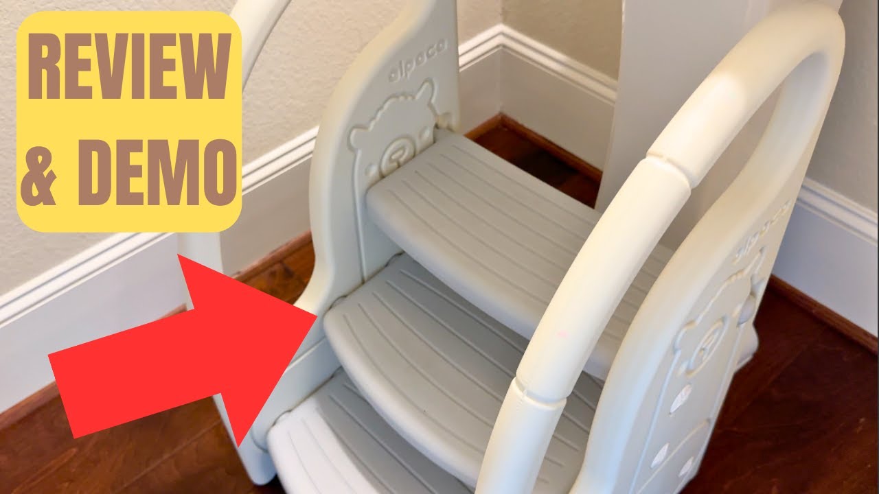 Step Stool Review: A Safe & Practical Kids Standing Tower for Kitchen,  Bathroom, and Potty Training 
