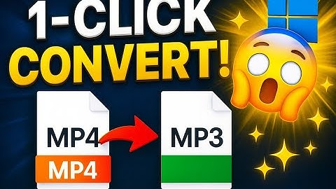 The Ultimate Windows Tool That Converts ANY File in 1-Click! (Faster Than Online Converters