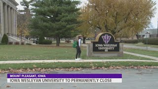 Iowa Wesleyan University outlines reasons for closing down at the end of academic year screenshot 1