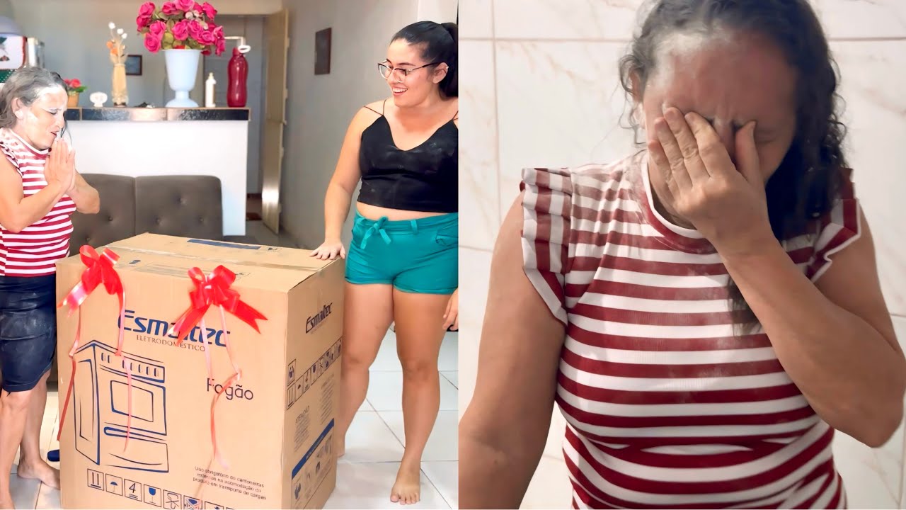IRMÃ DE PILILIU SE EMOCIONA COM PRESENTE QUE ANDREIA ENTREGOU NO SEU ANIVERSÁRIO | ANDRÉIA PEREIRA