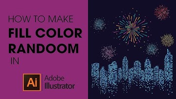 How to make fill color random in adobe illustrator
