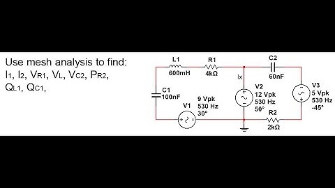 Solve Any AC Circuit with Mesh Analysis 🔧 | Engineering Tutorial 08