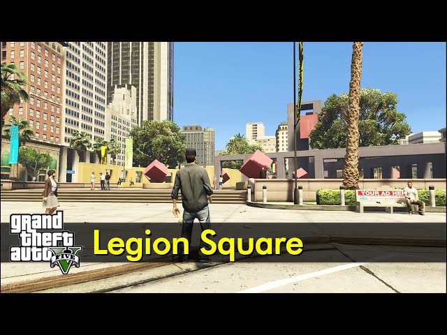 Downtown Los Santos and Legion Square - GTA 5. by VicenzoVegas21