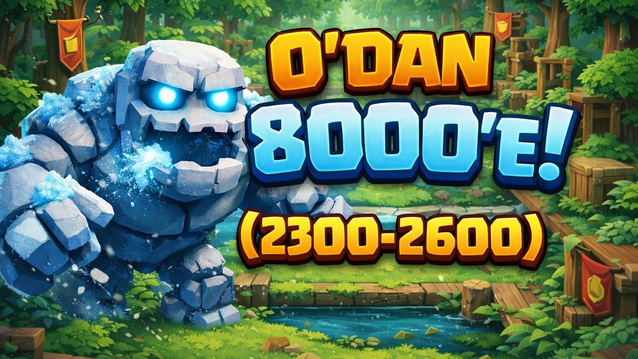 0'dan 8000'e 8.bölüm (2300-2600) para harcamadan nasıl kupa kasılır 