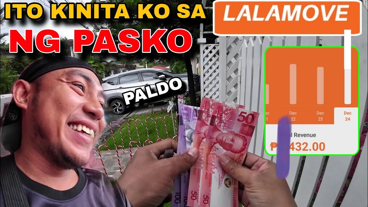 BUMIYAHE AKO NG PASKO | GRABE ANG FARE AT MGA TIP | LALAMOVE 