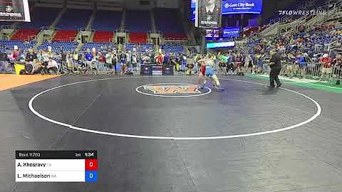 152 Lbs Semifinal - Arvin Khosravy, California Vs ...