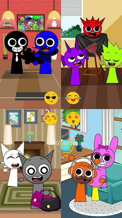 POV: I'm just a kid with my friends, which one do you like best? || Incredibox Sprunki