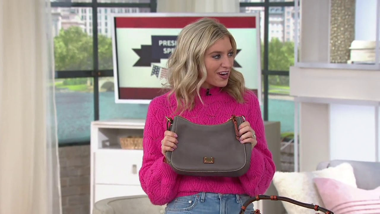 Dooney & Bourke Saffiano Leather Small Kiley Crossbody - QVC.com in 2023