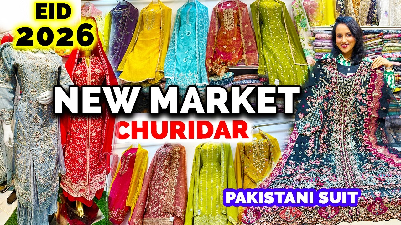 New Market Churidar Collection | New Market Eid Collection 2026 | Pakistani Suit @Novelty Boutique