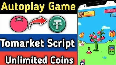Tomarket Script Autoplay Game  Auto Complete Task  Collect Unlimited Tomarket Point @MunibTech2