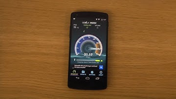 Google Nexus 5 Android 4.4 KitKat - Internet Speed Performance Test
