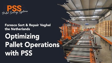 Foresco Veghel Transforms Efficiency: 550 Pallets per Hour with the New PSS Sorting Line