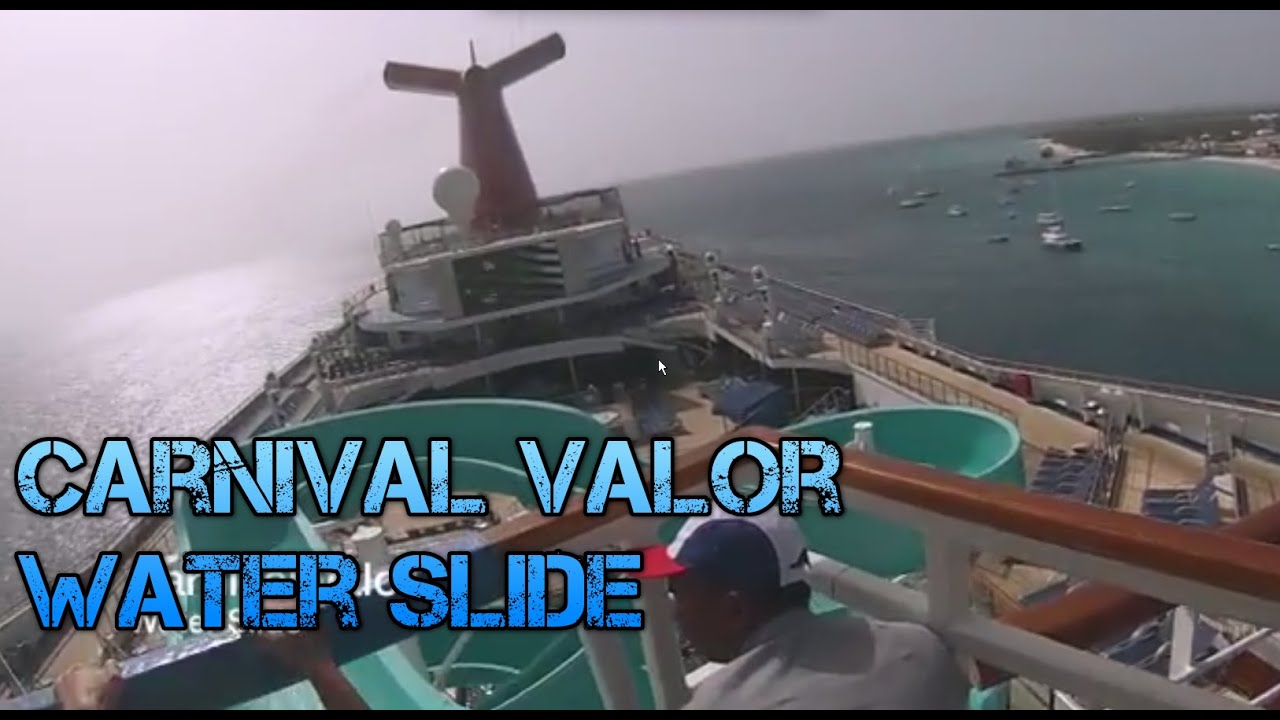 Carnival Valor Water Slide YouTube