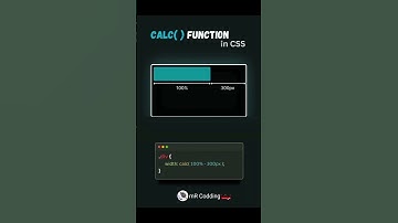 Calc() Function in Css #shorts #html #explore #coding #trending