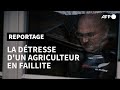 "Je ne vis pas, je survis": la détresse d'un agriculteur en faillite | AFP