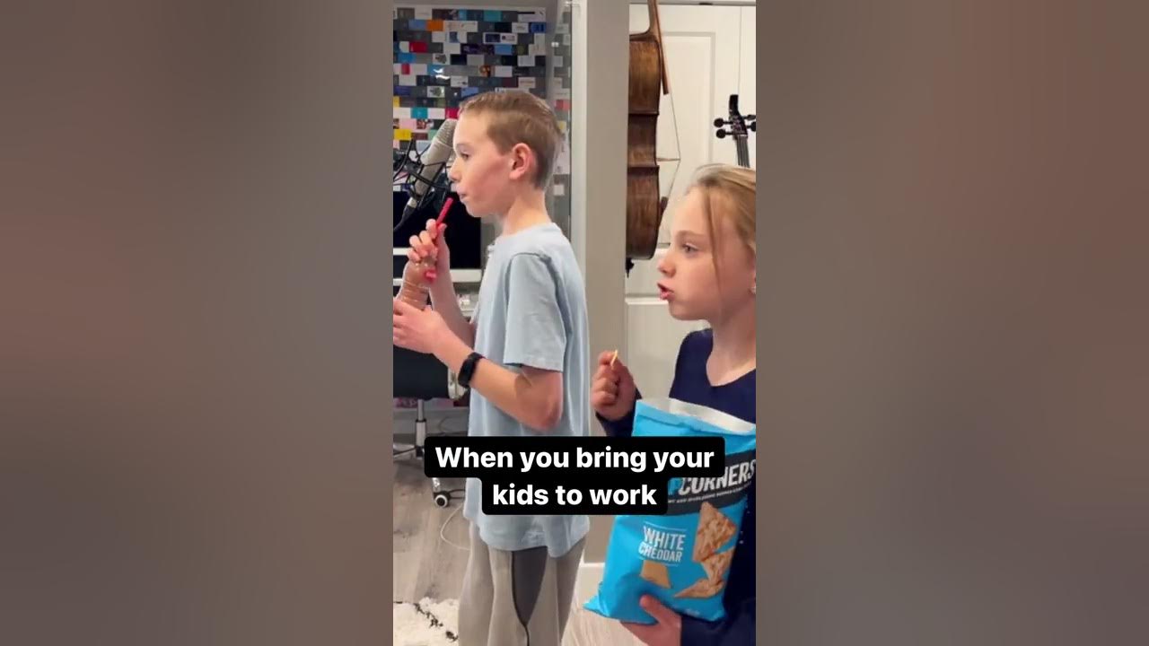 When you bring your kids to work #shorts When you bring your kids to work #shorts
