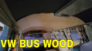 VW Bus WOOD headliner so42 Westfalia camper