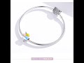 Summer series ice cream cup metal beads charm fit original snake bracelet 925 silver diy jewelry