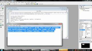VB6 - How to grab the active window caption Wealth