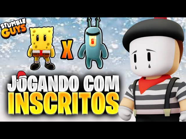 🟢STUMBLE GUYS AO VIVO 💫 JOGANDO COM INSCRITOS💫 PORTUGUÊS BRASIL  #stumbleguys #stumbleguyslive 