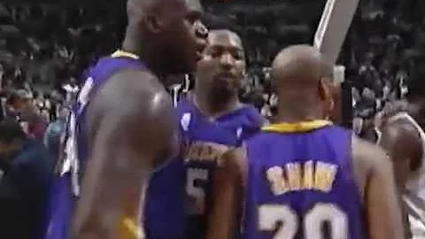 Shaquille O'Neal Almost KILLS Brad Miller