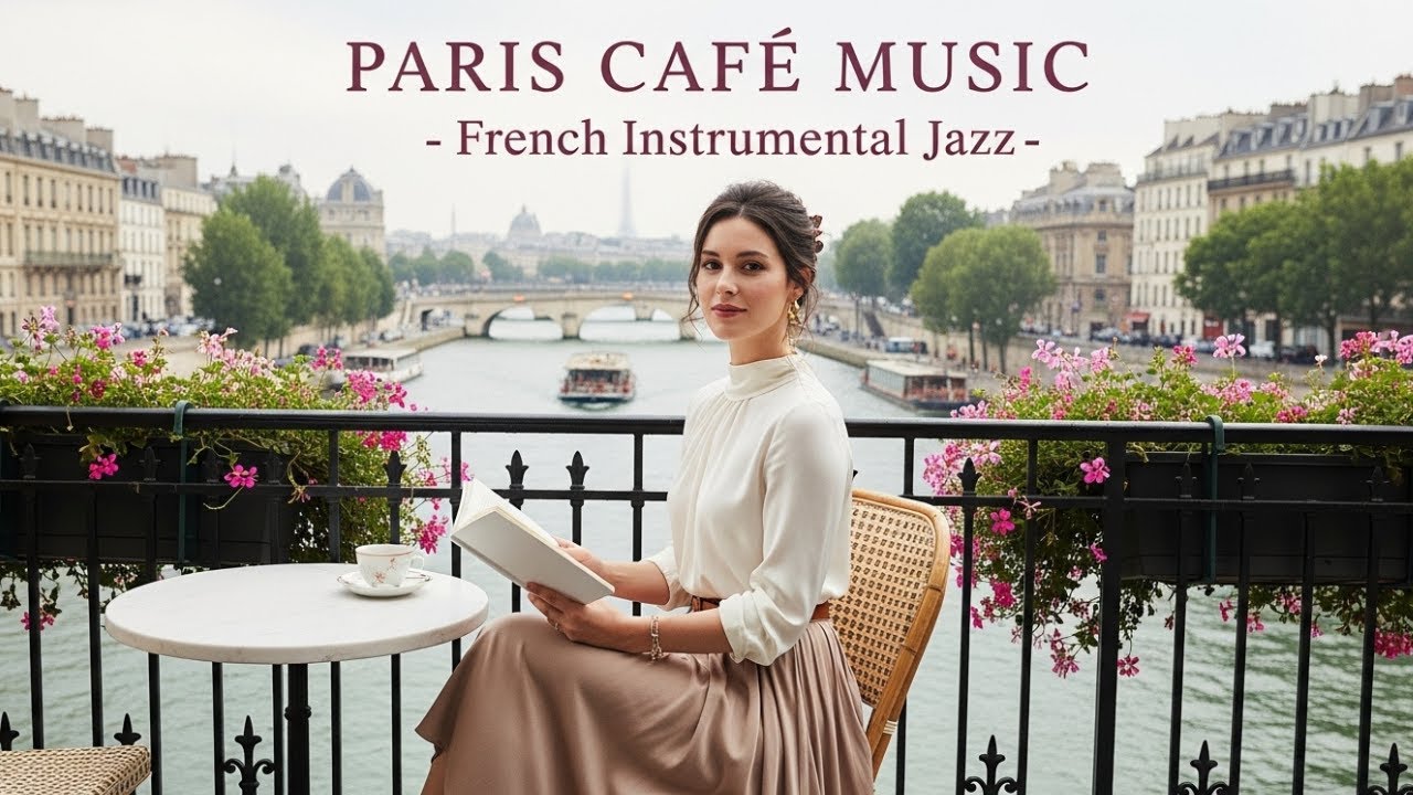 Soft Piano Jazz in Paris ☕ French Instrumental Ambience