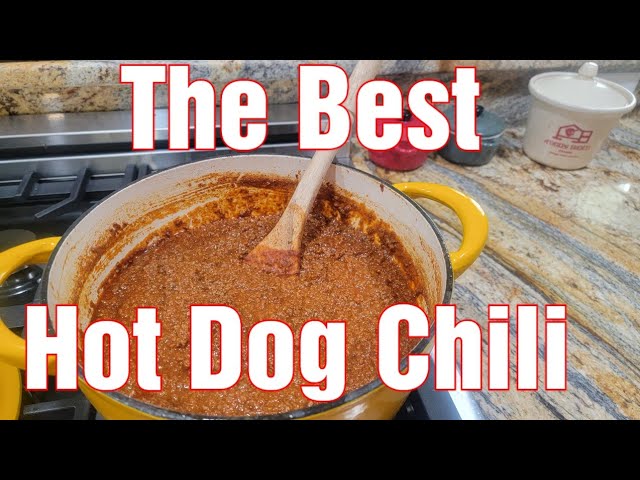 Papa Travis' Hot Dog Chili